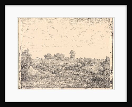 Le Plaine de la Plante a Biau, 19th century by Théodore Rousseau