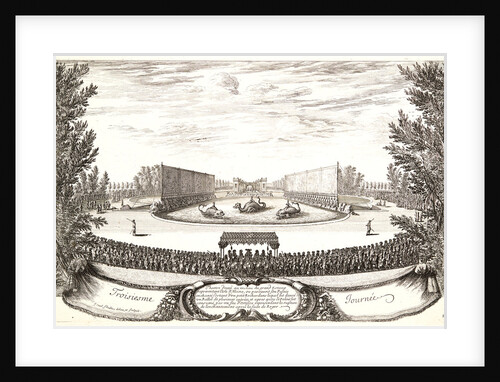 Plate from Troisieme Journee, 17th century by Israël Silvestre