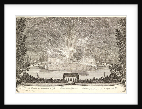 Plate from Troisieme Journee, 17th century by Israël Silvestre