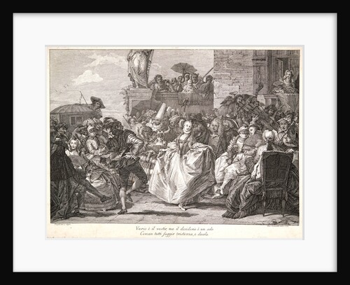 The Minuet (Il Minuetto), 1765 by Jacopo Leonardis