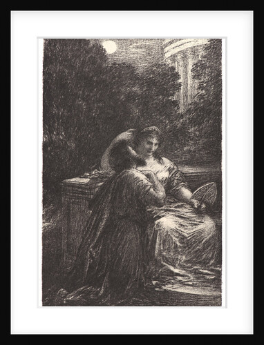 Les Troyens à Carthage: Acte III, Duo d'amour by Henri Fantin-Latour