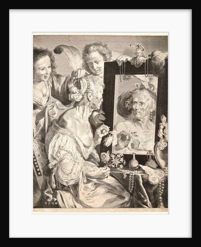 The Old Woman before the Mirror, ca. 1597-1629 by Jeremias Falck