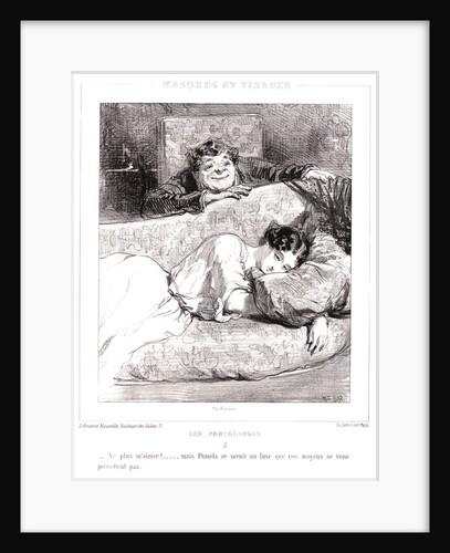 Not love me any more! ...but, Pamela, that would be a luxury beyond your means by Paul Gavarni
