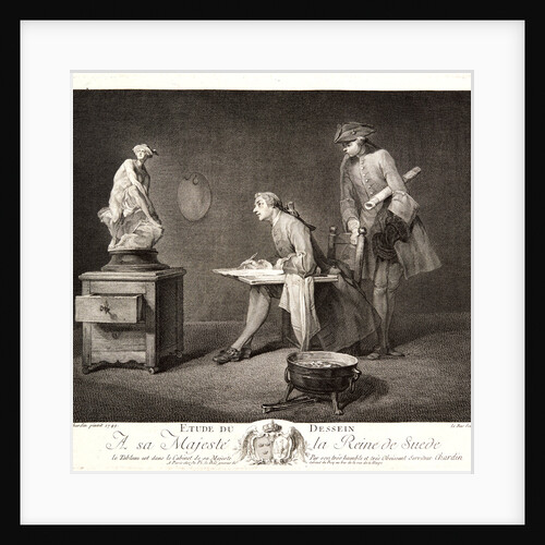 The Drawing Lesson (Étude du Dessen), ca. 1757 by Jacques Philippe Le Bas