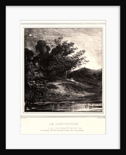 Dusk (Le Crépescule), 1829 by Paul Huet