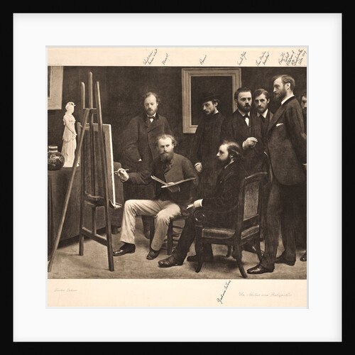 Un Atelier aux Batignolles by Henri Fantin-Latour