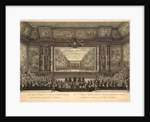 Les festes de l'Amour et de Bacchus, Comedie en musique representée dans le petit Parc de Versailles, 1678 by Jean Le Pautre