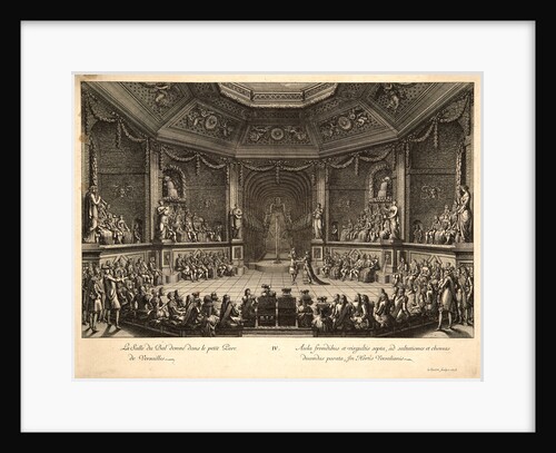 La Salle du Bal donne dans le petit Parc de Versailles, 1678 by Jean Le Pautre