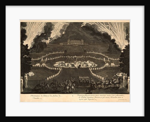 Illuminations du Palais et de Jardin de Versailles, 1679 by Jean Le Pautre