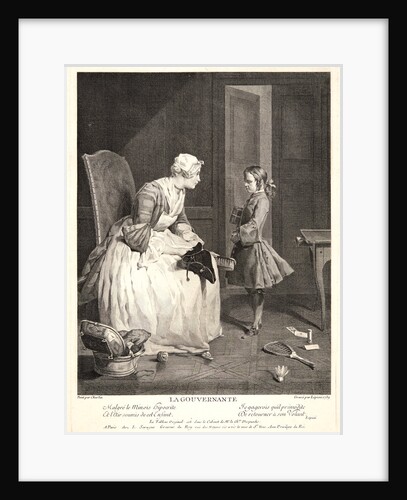 The Governess (La Governante), 1739 by Franc¸ois Bernard Lépicié