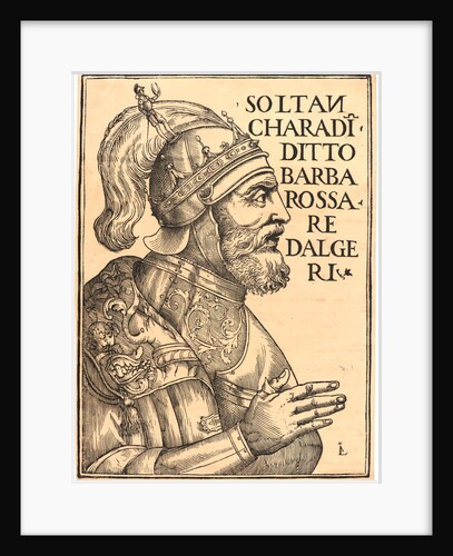Soltan Charadin, Barbarossa Re Dalgeri, 1535 by Luca Antonio de Giunta