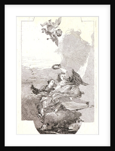 Glory Crowning Virtue by Giovanni Domenico Tiepolo