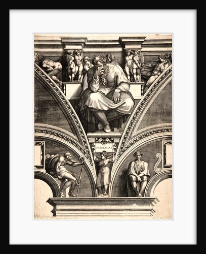 Jeremiah, ca. 1570-1573 by Giorgio Ghisi