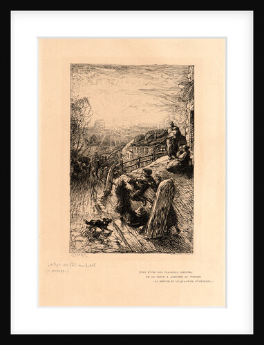 La Rue du Pot-au-Lait, ca. 1901 by Auguste Louis Lepère
