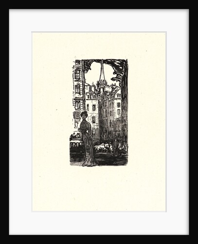 Image from La Bièvre, Les Gobelins, Saint-Séverin, ca. 1901 by Auguste Louis Lepère
