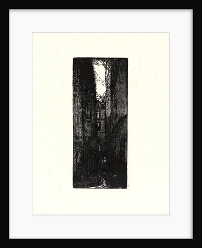 Image from La Bièvre, Les Gobelins, Saint-Séverin, ca. 1901 by Auguste Louis Lepère