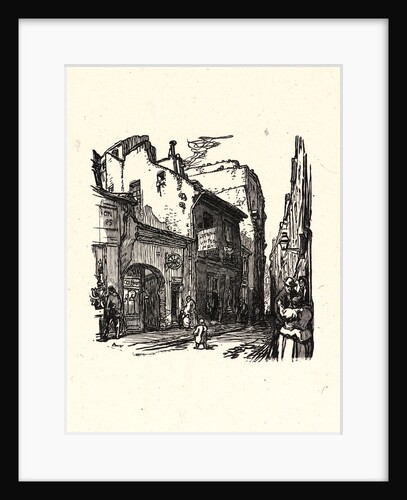 Image from La Bièvre, Les Gobelins, Saint-Séverin, ca. 1901 by Auguste Louis Lepère