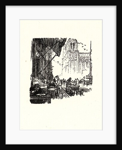 Image from La Bièvre, Les Gobelins, Saint-Séverin, ca. 1901 by Auguste Louis Lepère