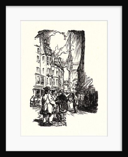 Image from La Bièvre, Les Gobelins, Saint-Séverin, ca. 1901 by Auguste Louis Lepère