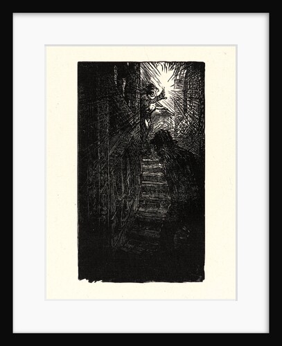 Image from La Bièvre, Les Gobelins, Saint-Séverin, ca. 1901 by Auguste Louis Lepère