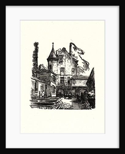 Image from La Bièvre, Les Gobelins, Saint-Séverin, ca. 1901 by Auguste Louis Lepère