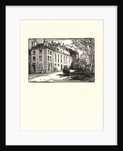 Image from La Bièvre, Les Gobelins, Saint-Séverin, ca. 1901 by Auguste Louis Lepère