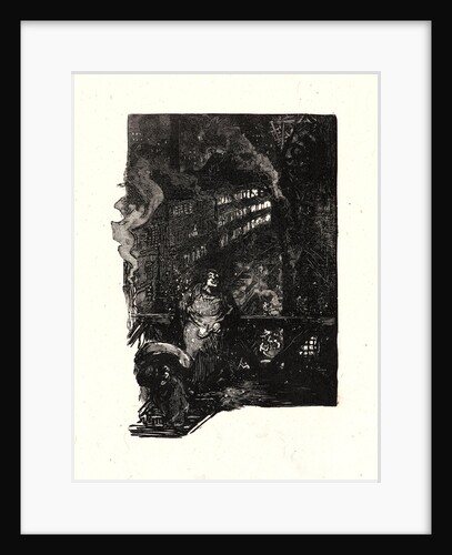 Image from La Bièvre, Les Gobelins, Saint-Séverin, ca. 1901 by Auguste Louis Lepère