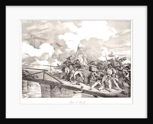 The Bridge at Arcole (Pont d'Arcole), ca. 1822 by Horace Vernet