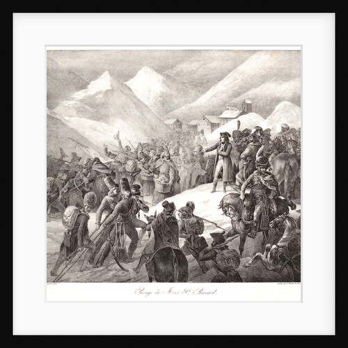 The St. Bernard Pass (Passage du Mont. St. Bernard), 1822 by Théodore Géricault