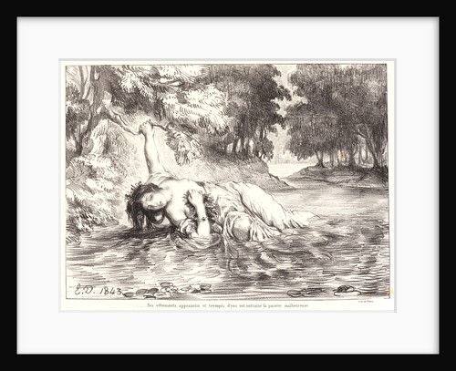 Hamlet: Ses vêtements.., 1834-1843 by Eugène Delacroix