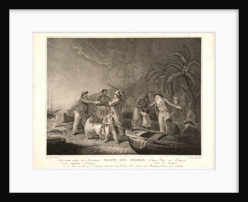Slave Trade (Traité des nêgres), ca. 1794-1795 by Rollet