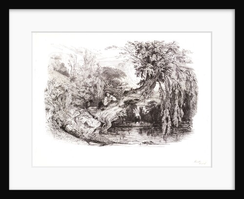 The Poacher (Le Braconnier), 1834 by Paul Huet