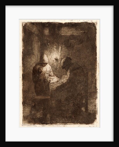 The Watchers (La Veillée), ca. 1855- 1856 by Jean-François Millet