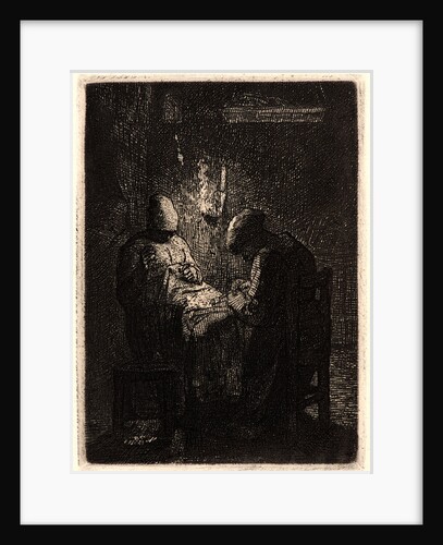 The Watchers (La Veillée), ca. 1855- 1856 by Jean-François Millet