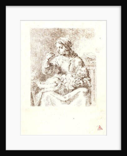 Woman Feeding Her Child (La Bouillie), 1861 by Jean-François Millet
