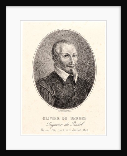 Olivier de Serres, 1858 by Jean-François Millet