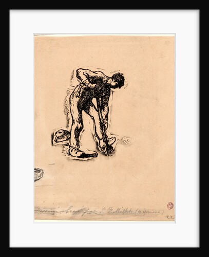 Peasant Digging (Bêcheur au travail), 1863 by Jean-François Millet