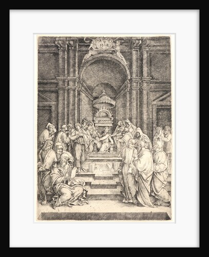 Christ Disputing with the Doctors in the Temple, before 1551 by Domenico Beccafumi