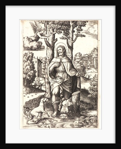St. Rochus, 16th century by Master of the Die