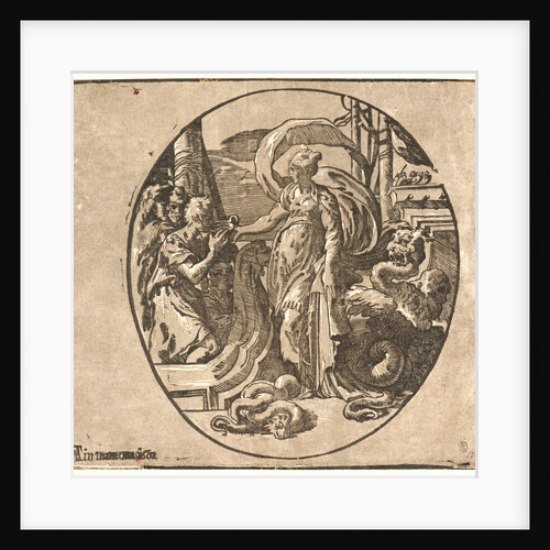 Circe Offering Drink to Ulysses' Companions, ca. 1602 by Andrea Andreani