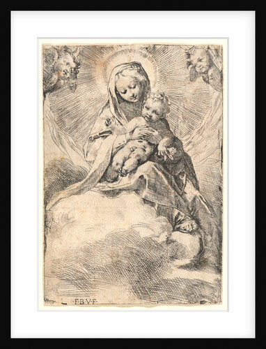 Virgin and Child on a Cloud by Federico Barocci