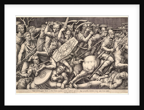 Roman Soldiers in Combat with the by Nicolas Béatrizet