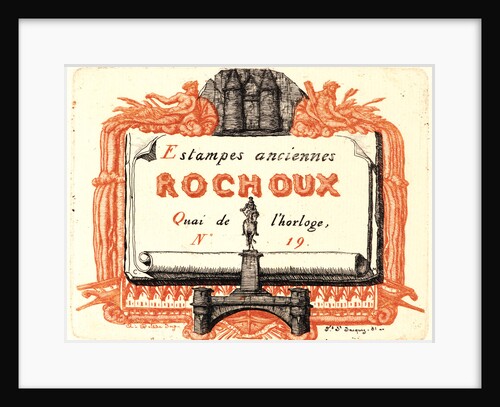 Adresse de Rochoux, 19th century by Charles Meryon