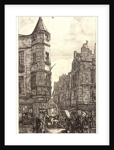 Tourelle de l'École de Médecine, Dite de Marat, 1861 by Charles Meryon