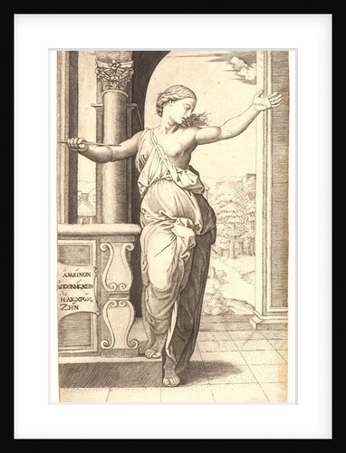 The Death of Lucretia, ca. 1511-1512 by Marcantonio Raimondi