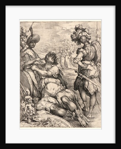 Military Figures outside a City, ca. 1615 by Jacques Bellange