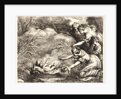 The Finding of Moses, 17th century by Bartolomeo Biscaino