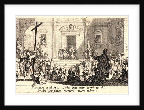 Christ Presented to the People (La présentation au Peuple), 1618 by Jacques Callot