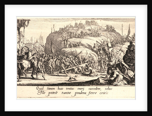 Christ Bearing the Cross (Le portement de croix), 1618 by Jacques Callot