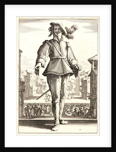 Braggadocio, 1618 by Jacques Callot
